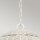 Lampe dextérieur suspendue Abat-jour corbeille E27 IP44 Ø 40,5 cm Blanc antique