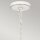 Lampe dextérieur suspendue Abat-jour corbeille E27 IP44 Ø 40,5 cm Blanc antique