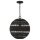 Suspension extérieure abat-jour corbeille E27 IP44 en bronze foncé