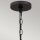 Suspension extérieure abat-jour corbeille E27 IP44 en bronze foncé