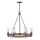 Lustre extérieur Ø 61 cm IP44 E14 Métal Verre Anneau