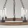 Lustre extérieur Ø 61 cm IP44 E14 Métal Verre Anneau