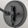 Applique murale métal rotin E27 orientable noir polyvalent