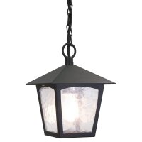 Lampe dextérieur noir aluminium verre ajustable E27