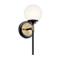 Lampe de salle de bain IP44 LED G9 34,8 cm de haut...