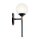 Lampe de salle de bain IP44 LED G9 34,8 cm de haut Métal Verre
