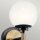 Lampe de salle de bain IP44 LED G9 34,8 cm de haut Métal Verre