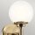 Applique murale salle de bain Abat-jour sphérique H : 34,8 cm avec LED G9 3000K