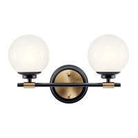 Lampe de salle de bain LED G9 verre métal IP44...