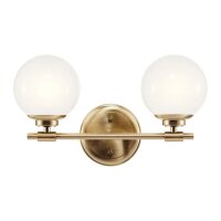 Luminaire de salle de bain mural avec 2x G9 LED 37,3 cm...