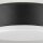 Lampe de plafonnier ronde Ø 30,5 cm noir blanc métal verre 2x E27