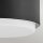 Lampe de plafonnier ronde Ø 30,5 cm noir blanc métal verre 2x E27