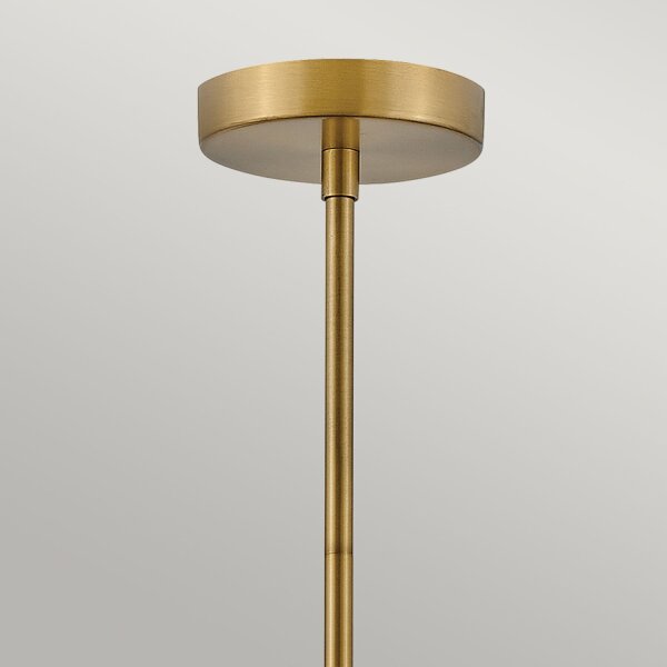 Suspension noir laiton D : 33 cm métal verre 2x E27