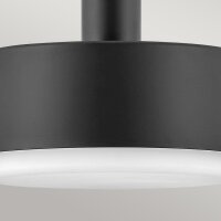Suspension noir laiton D : 33 cm métal verre 2x E27