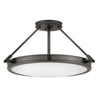 Lampe de plafonnier ronde Ø 55,8 cm Noir Blanc 4x...