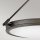 Lampe de plafonnier ronde Ø 55,8 cm Noir Blanc 4x E14 Métal Verre