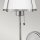 Applique avec interrupteur métal hauteur 40 cm nickel blanc