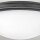 Plafonnier rond Ø 48,3 cm Noir Blanc Métal Verre