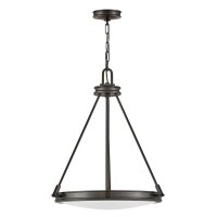Lampe à suspendre métal verre Ø 54,3...