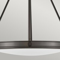 Lampe à suspendre métal verre Ø 54,3...