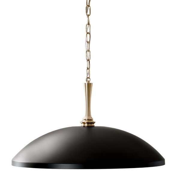 Lampe à suspendre métal E27 Ø 50,8 cm en bronze noir
