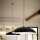 Lampe à suspendre métal E27 Ø 50,8 cm en bronze noir