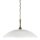 Suspension ronde Ø 50,8 cm métal E27 vintage blanc bronze