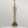 Suspension ronde Ø 50,8 cm métal E27 vintage blanc bronze