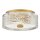 Lampe de plafonnier E27 cristal rond D : 30,5 cm en laiton antique