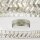 Plafonnier rond Ø 30,5 cm chrome E27 abat-jour cristal