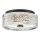Plafonnier cristal rond Ø 30,5 cm noir E27 anti-éblouissement