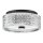 Plafonnier cristal rond Ø 30,5 cm noir E27 anti-éblouissement