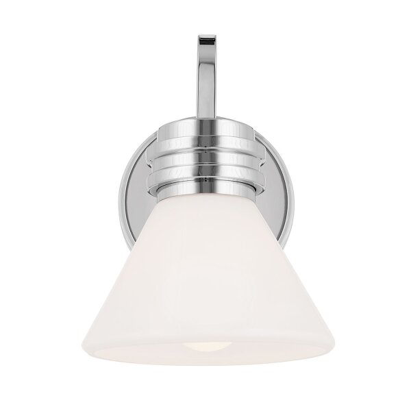 Applique salle de bain chrome avec LED G9 IP44 3000 K verre métal