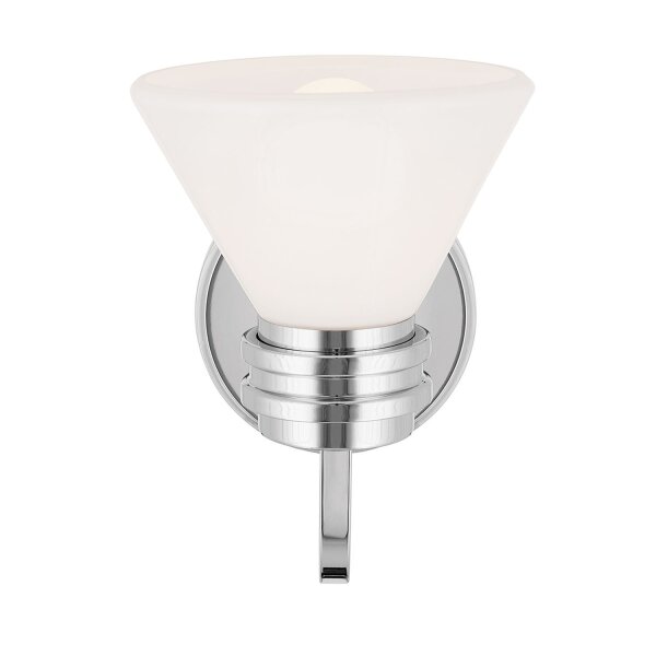 Applique salle de bain chrome avec LED G9 IP44 3000 K verre métal