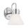 Applique salle de bain chrome avec LED G9 IP44 3000 K verre métal