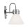 Applique salle de bain chrome avec LED G9 IP44 3000 K verre métal