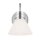 Applique salle de bain chrome avec LED G9 IP44 3000 K verre métal