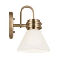 Lampe de salle de bain métal verre avec LED G9...