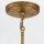 Lustre métal verre 83,8 cm de large H : max. 205,7 cm Anneau