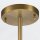 Plafonnier réglable Métal Verre Moderne H : max. 126,1 cm