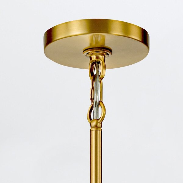 Lustre métal verre L : 66 cm H : max. 141,4 cm 6x E14