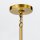 Lustre métal verre L : 66 cm H : max. 141,4 cm 6x E14