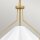 Suspension Blanc Laiton antique H : max. 130,9 cm Métal E27