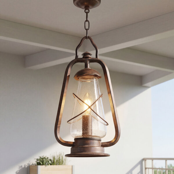 Lampe dextérieur en fer forgé HARIETT Terrasse Balcon