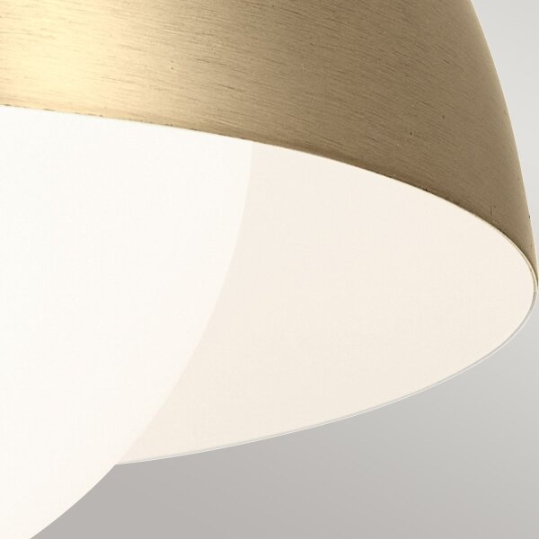 Lampe dintérieur 3 en 1 mur plafond suspension métal verre en bronze