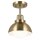 Lampe dintérieur 3 en 1 mur plafond suspension métal verre en bronze
