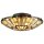 Plafonnier style Tiffany verre coloré Ø 42 cm rond 2x E27