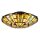 Plafonnier style Tiffany verre coloré Ø 42 cm rond 2x E27