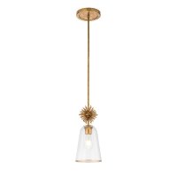 Lampe à suspendre verre métal L : 18,4 cm...