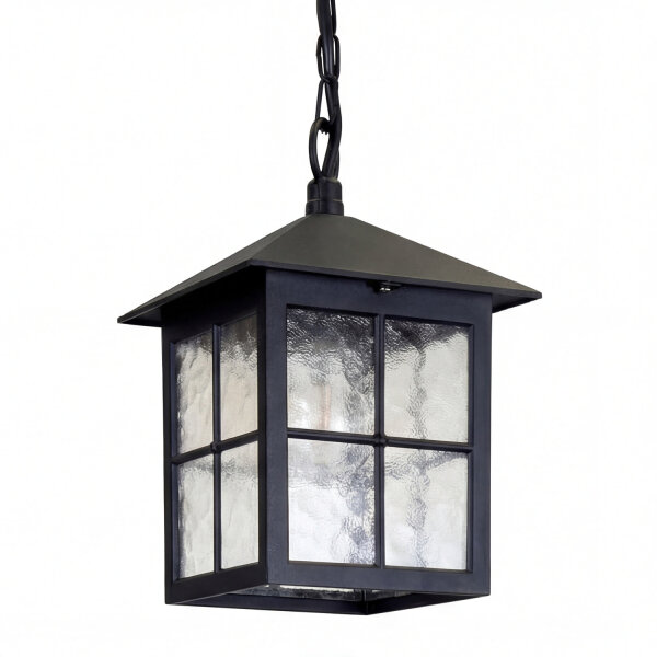 Lampe dextérieur suspendue Lanterne HAROLD IP43 Noir